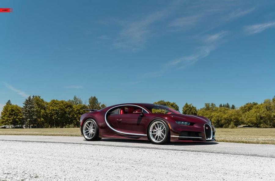  Bugatti Chiron on ANRKY Wheels 2018 года  (фото 6 из 15)